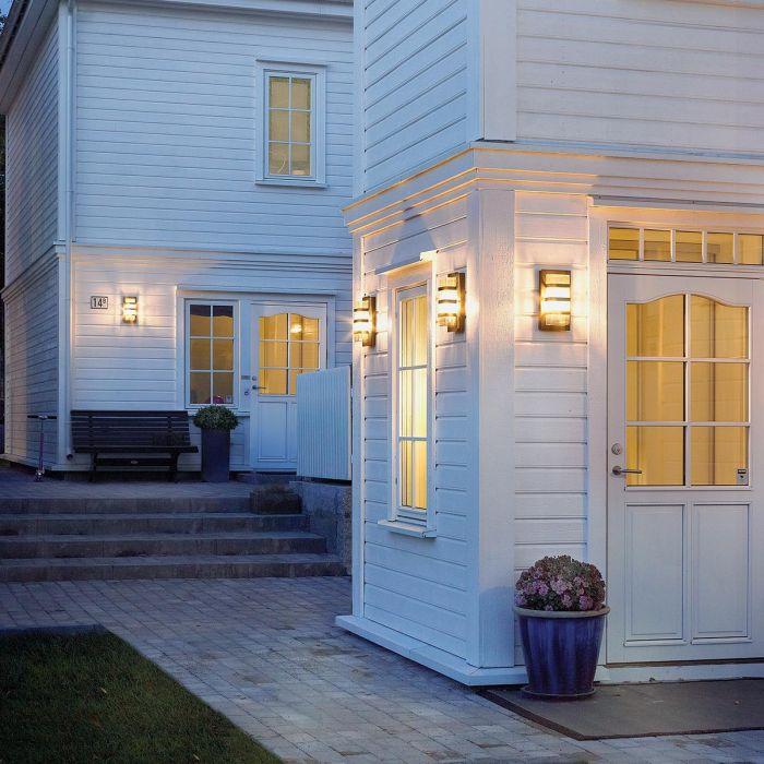 Elstead Lighting Boden 1 Light Wall Light - Black With Clear Polycarbonate