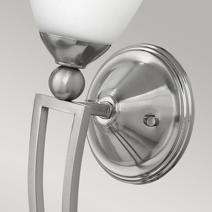 Elstead Lighting Bolla 1 Light Wall Torchiere - Brushed Nickel