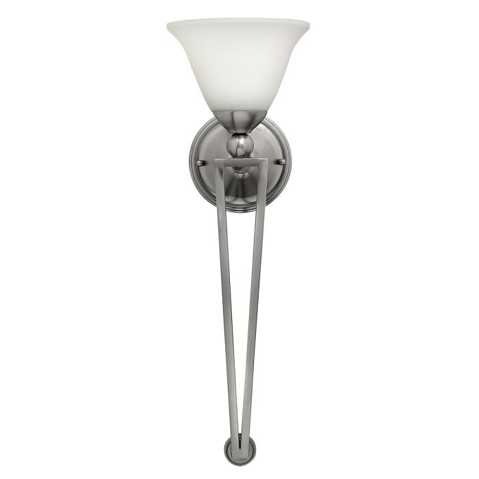 elstead lighting Bolla 1 Light Wall Torchiere - Brushed Nickel