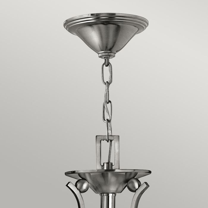 Elstead Lighting Bolla 3 Light Chandelier - Brushed Nickel
