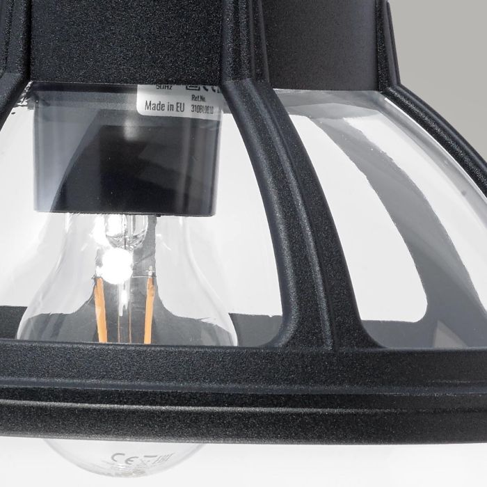 Elstead Lighting Bologna 1 Light Down Wall Light - Black