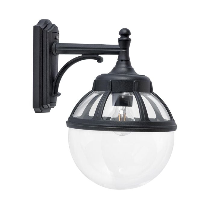 elstead lighting Bologna 1 Light Down Wall Light - Black