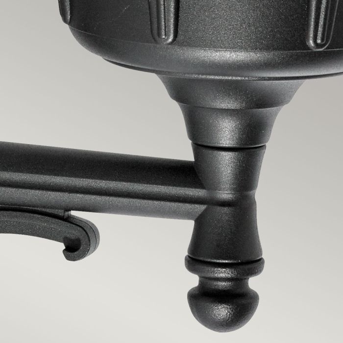 Elstead Lighting Bologna 1 Light Up Wall Light - Black