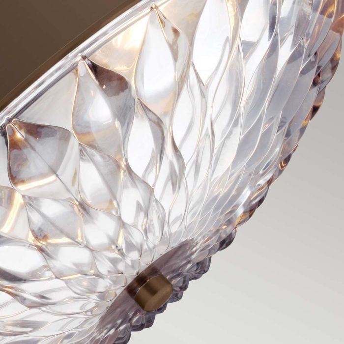 Elstead Lighting Botanic 4 Light Pendant - Dark Aged Brass