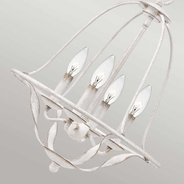 Elstead Lighting Bradbury 4 Light Pendant - Antique White