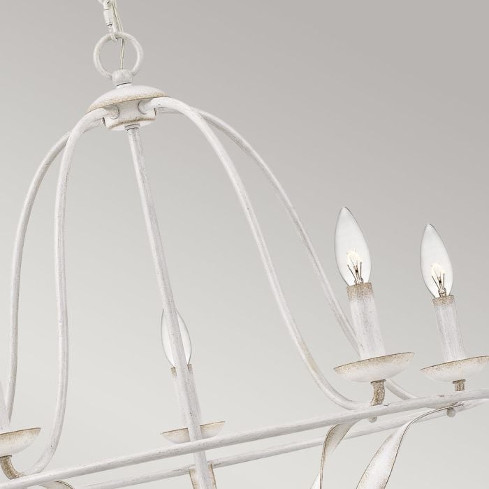 Elstead Lighting Bradbury 5 Light Chandelier - Antique White