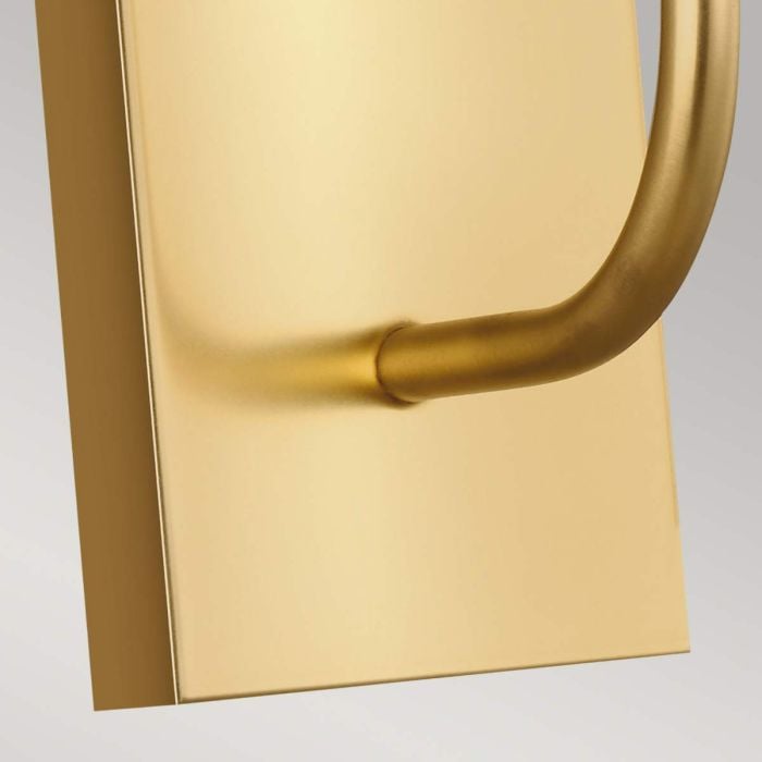 Elstead Lighting Brianna 1 Light Wall Light - Burnished Brass