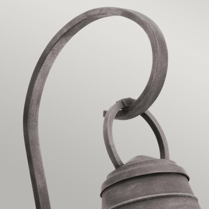 Elstead Lighting Bridgepoint 1 Light Large Wall Lantern - Weathered Zinc