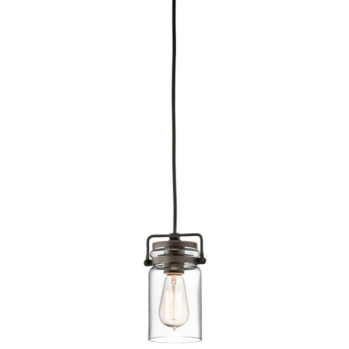 elstead lighting Brinley 1 Light Mini Pendant - Olde Bronze