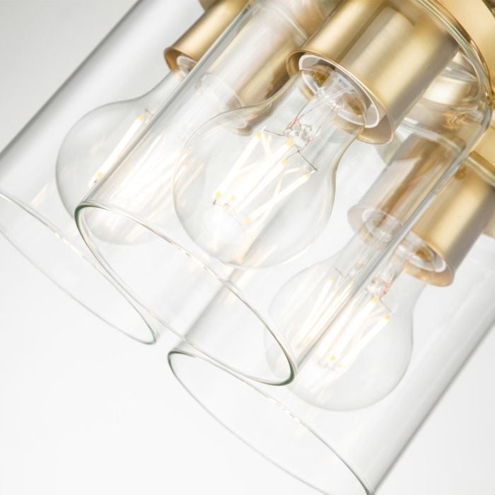 Elstead Lighting Brinley 3 Light Pendant - Brushed Brass