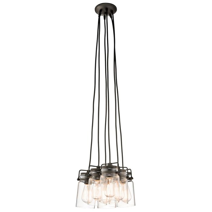 elstead lighting Brinley 6 Light Pendant - Olde Bronze