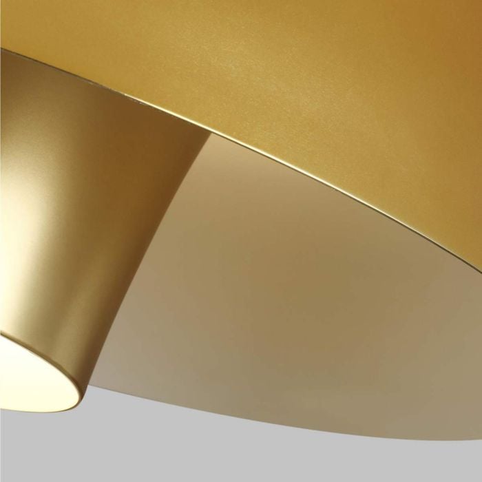 Elstead Lighting Brisbin 1 Light Pendant - Burnished Brass