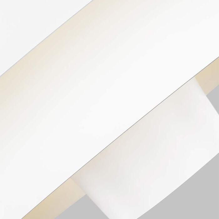 Elstead Lighting Brisbin 1 Light Pendant - Matte White