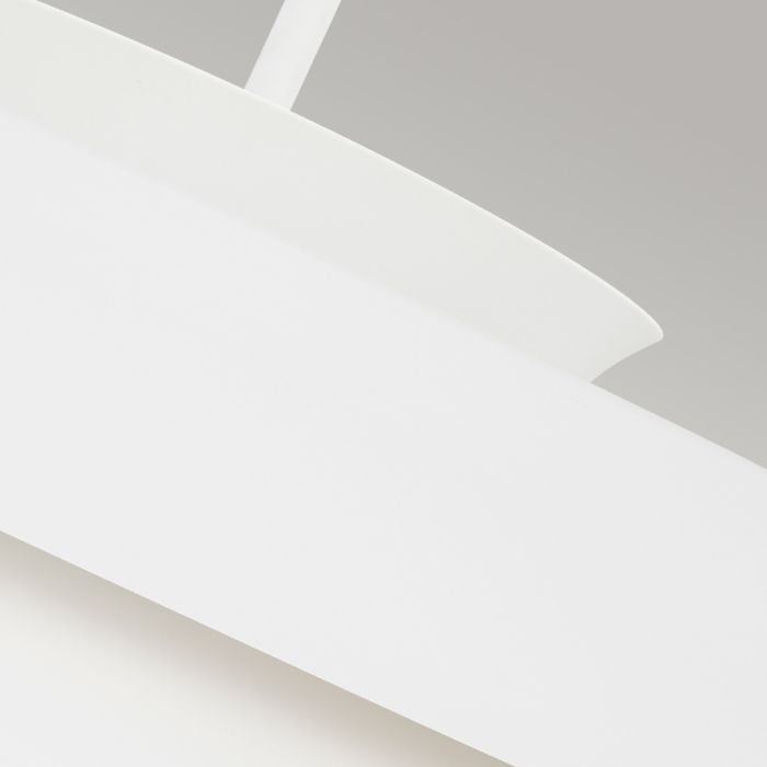 Elstead Lighting Brisbin 1 Light Pendant - Matte White