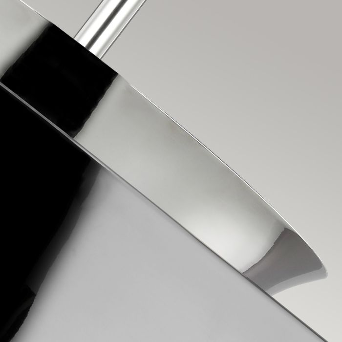 Elstead Lighting Brisbin 1 Light Pendant - Polished Nickel