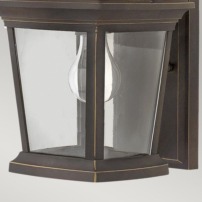 Elstead Lighting Bromley 1 Light Small Wall Lantern - Oil Rubbed Bronze