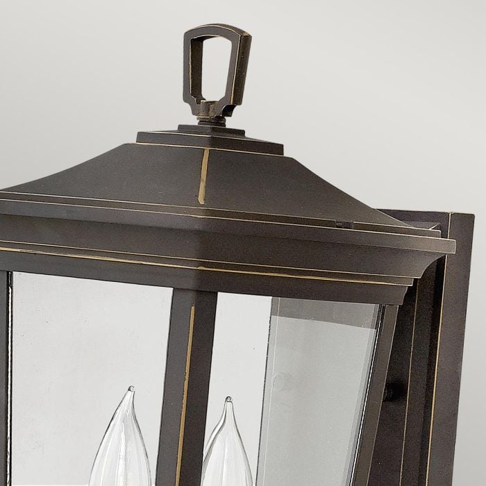 Elstead Lighting Bromley 2 Light Medium Wall Lantern - Oil Rubbed Bronze