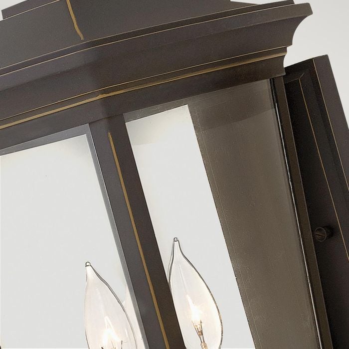 Elstead Lighting Bromley 3 Light Large Wall Lantern - Oil Rubbed Bronze