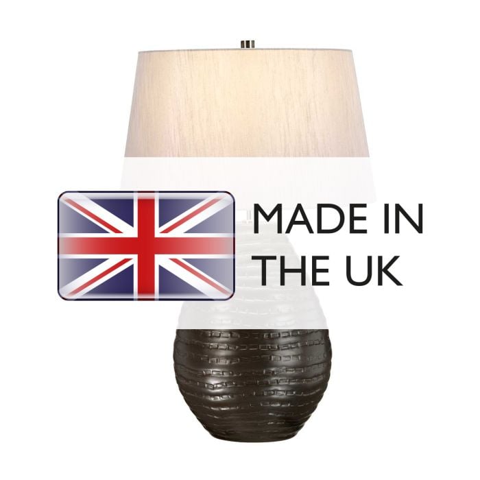 Elstead Lighting Brunswick 1 Light Table Lamp With Silver Shade