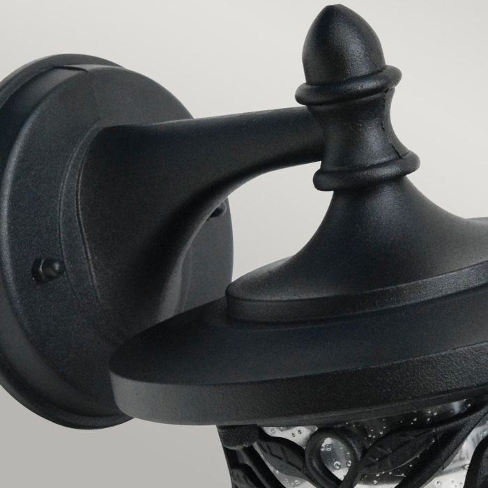 Elstead Lighting Burford 1 Light Wall Lantern - Black