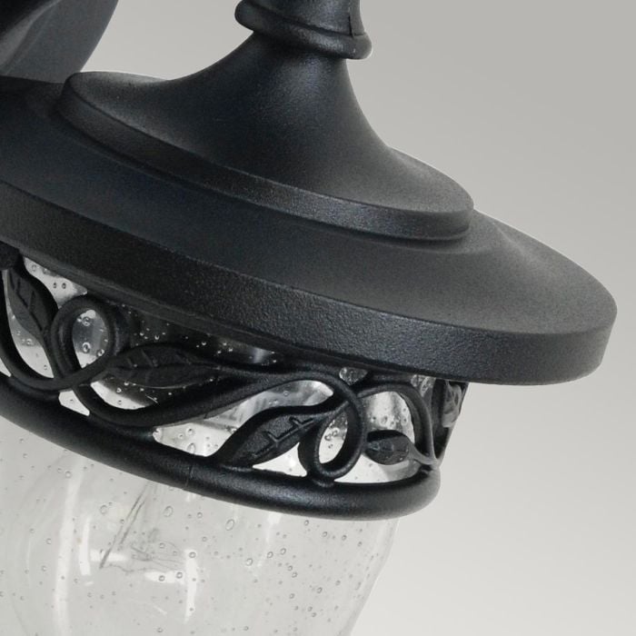 Elstead Lighting Burford 1 Light Wall Lantern - Black