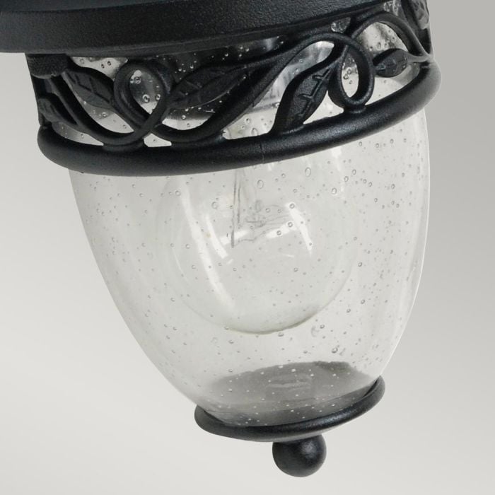 Elstead Lighting Burford 1 Light Wall Lantern - Black