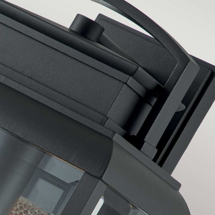 Elstead Lighting Byron 1 Light Large Wall Lantern - Graphite With Pewter Reflector