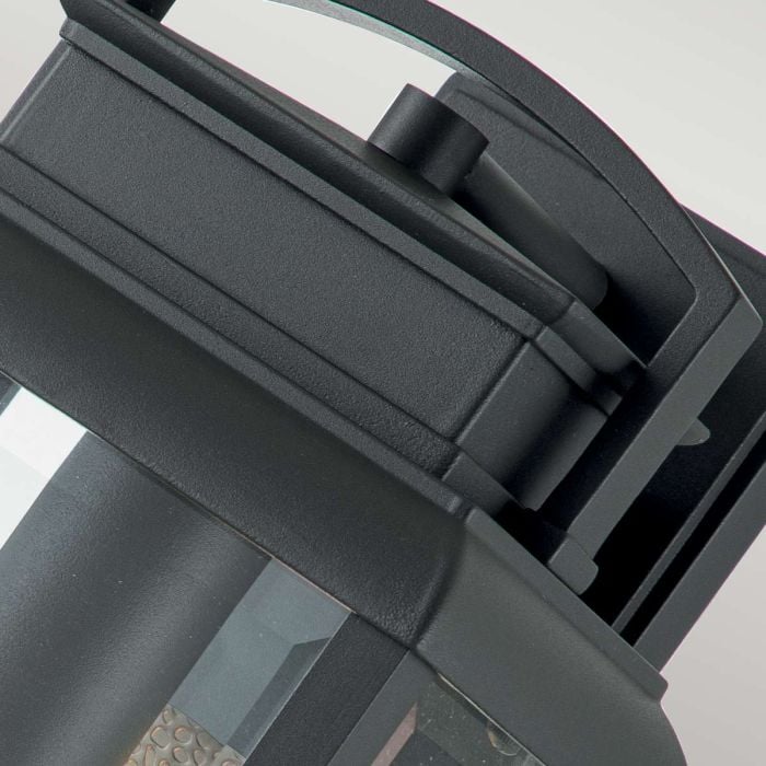 Elstead Lighting Byron 1 Light Medium Wall Lantern - Graphite With Pewter Reflector