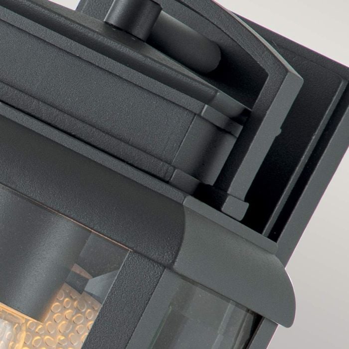 Elstead Lighting Byron 1 Light Small Wall Lantern - Graphite With Pewter Reflector