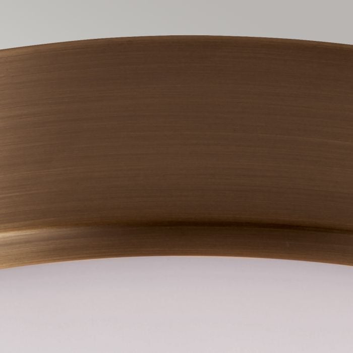 Elstead Lighting Cadence 2 Light Flush - Dark Antique Brass