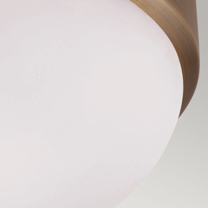 Elstead Lighting Cadence 2 Light Flush - Dark Antique Brass