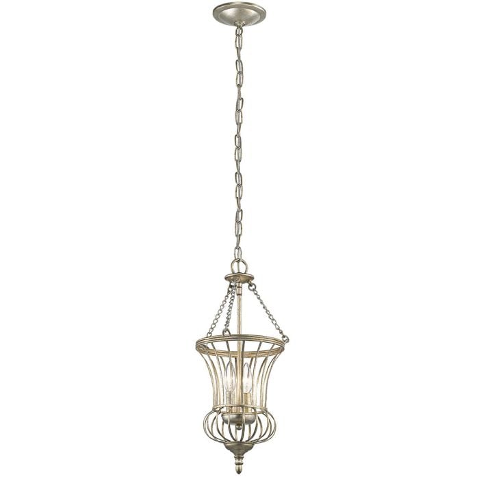 elstead lighting Calla 2 Light Small Pendant - Sterling Gold