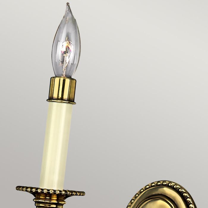 Elstead Lighting Cambridge 1 Light Wall Light - Burnished Brass