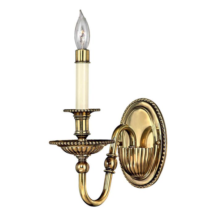elstead lighting Cambridge 1 Light Wall Light - Burnished Brass