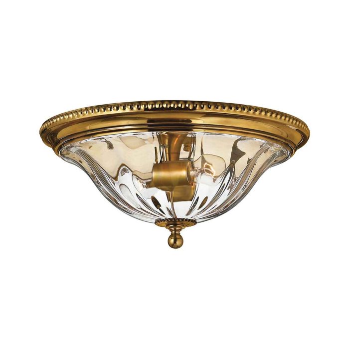 elstead lighting Cambridge 2 Light Flush - Burnished Brass