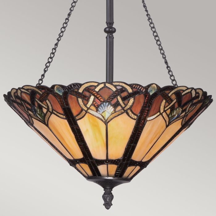 Elstead Lighting Cambridge 3 Light Pendant - Vintage Bronze