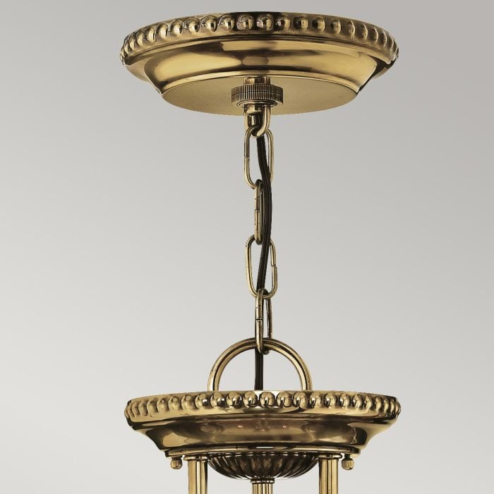 Elstead Lighting Cambridge 3 Light Small Pendant - Burnished Brass