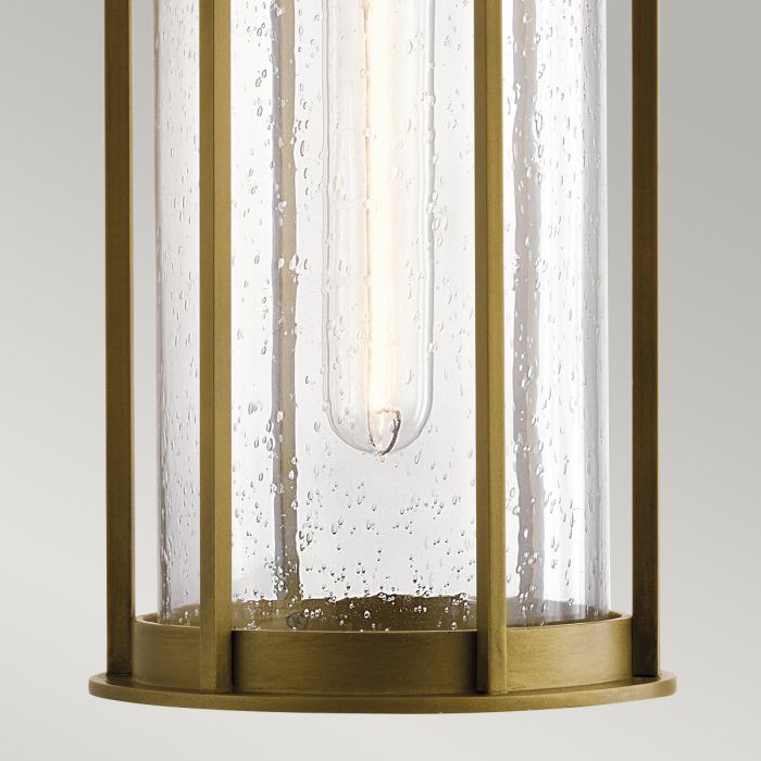 Elstead Lighting Camillo 1lt Outdoor Pendant - Painted Natural Brass