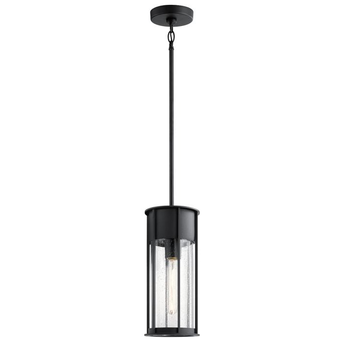 Elstead Lighting Camillo 1lt Outdoor Pendant - Textured Black