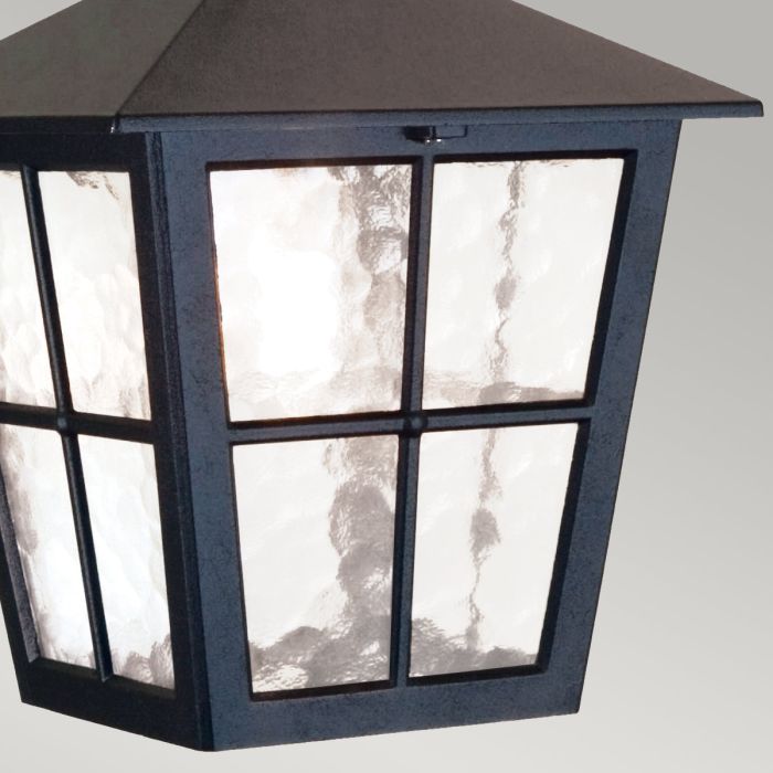 Elstead Lighting Canterbury 1 Light Chain Lantern - Black