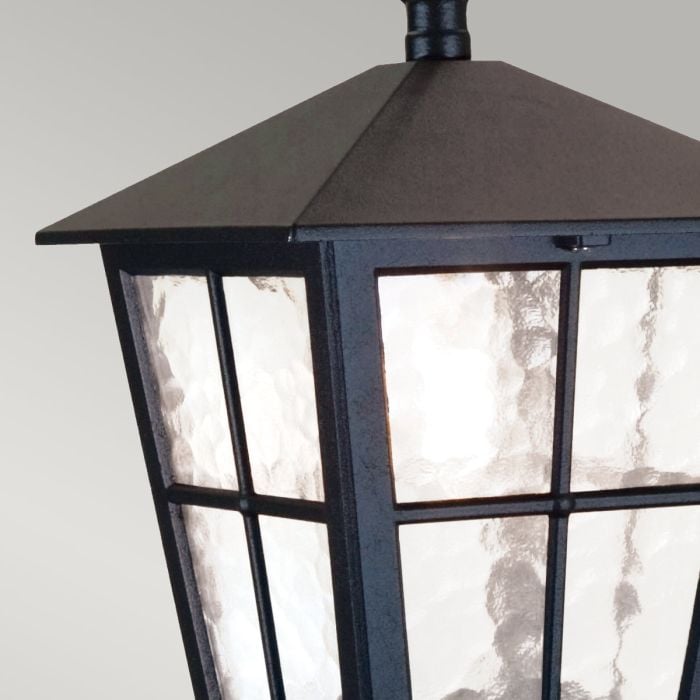 Elstead Lighting Canterbury 1 Light Chain Lantern - Black