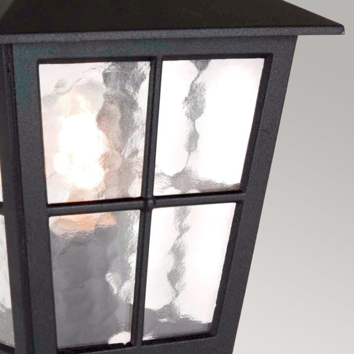 Elstead Lighting Canterbury 1 Light Pedestal Lantern - Black