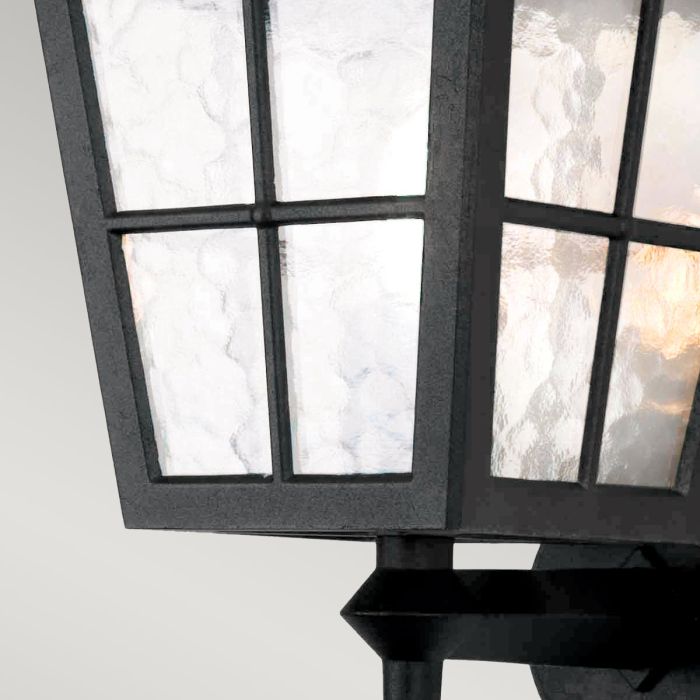 Elstead Lighting Canterbury 1 Light Wall Up Lantern - Black