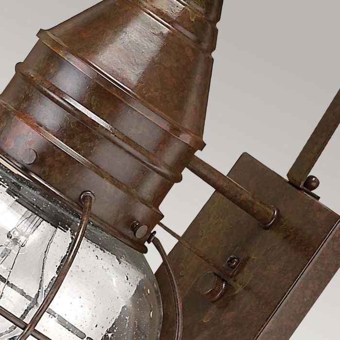 Elstead Lighting Cape Cod 1 Light Medium Wall Lantern - Sienna Bronze