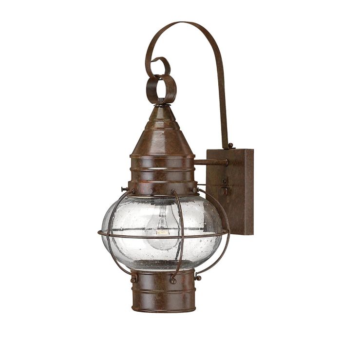 elstead lighting Cape Cod 1 Light Medium Wall Lantern - Sienna Bronze