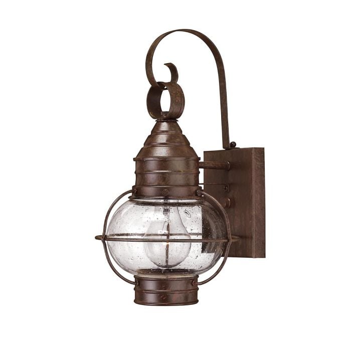 elstead lighting Cape Cod 1 Light Small Wall Lantern - Sienna Bronze
