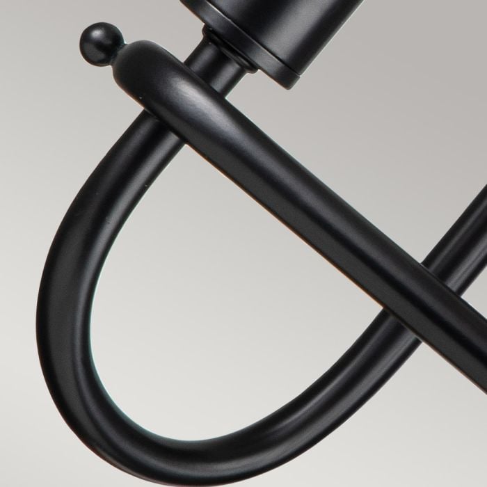 Elstead Lighting Capitol Hill 2 Light Wall Light - Black