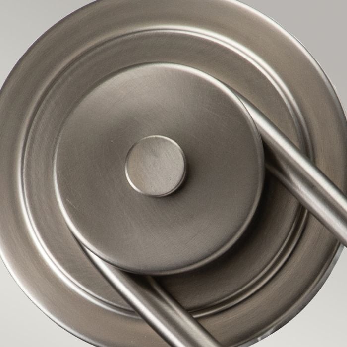 Elstead Lighting Capitol Hill 2 Light Wall Light - Brushed Nickel