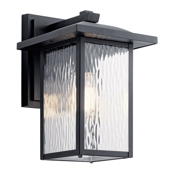 elstead lighting Cappanna 1 lt Medium Exterior Wall Lantern - Textured Black