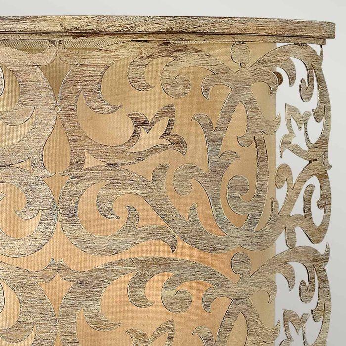 Elstead Lighting Carabel 2 Light Wall Light - Brushed Champagne